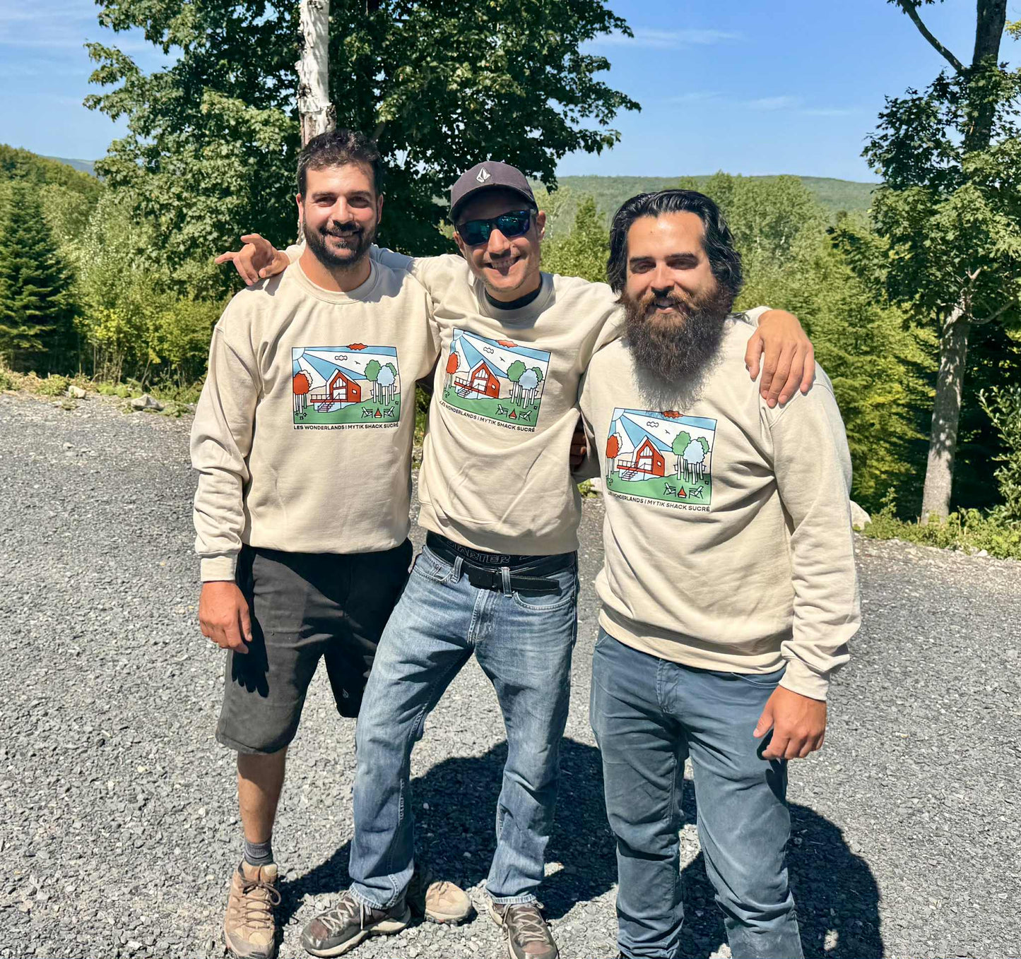 Crewneck Les Wonderlands - Mytik Shack Sucré
